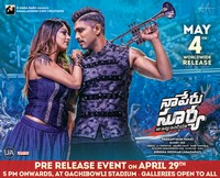Naa Peru Surya Release Date Posters